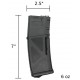 Магазин механический ARCTURUS AR MOD1 M4/M16 200 Rds Mid-Cap Windowed EMM Magazine BLK MAG-M1AE-BK